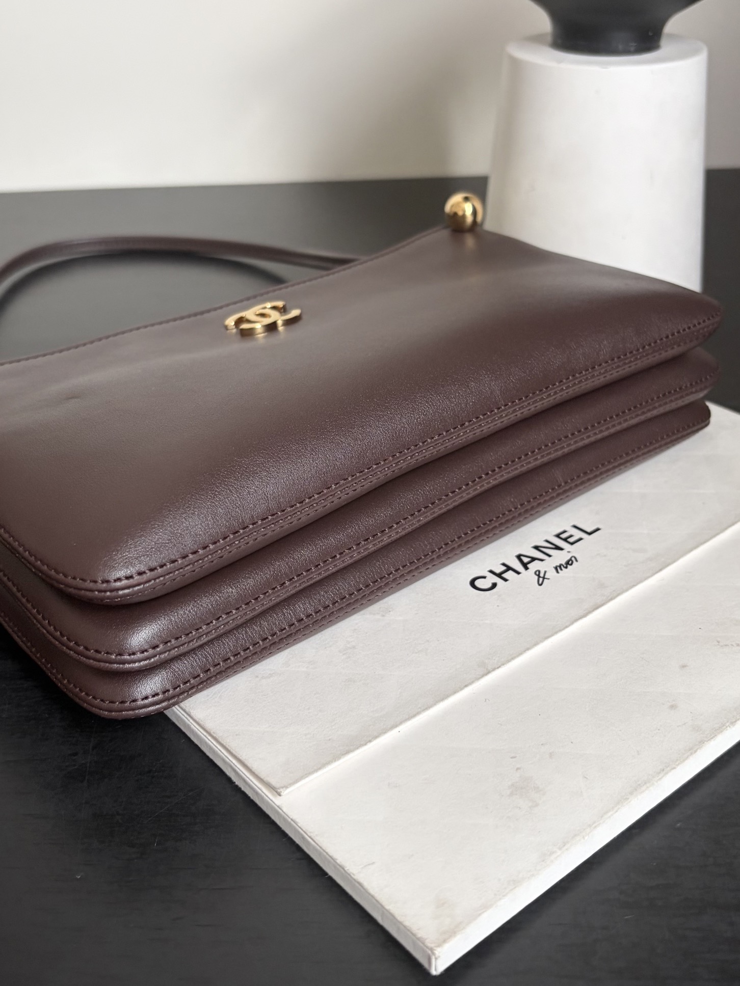 Ch@nel 26ss Hobo Bag-14×25×4CM